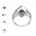 Amethyst Gemstone 925 Solid Silver Ring